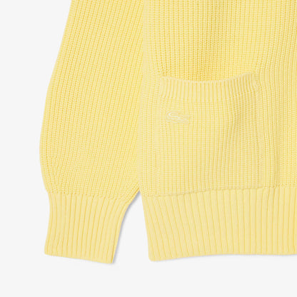 Gilet en coton côtelé coupe décontractée