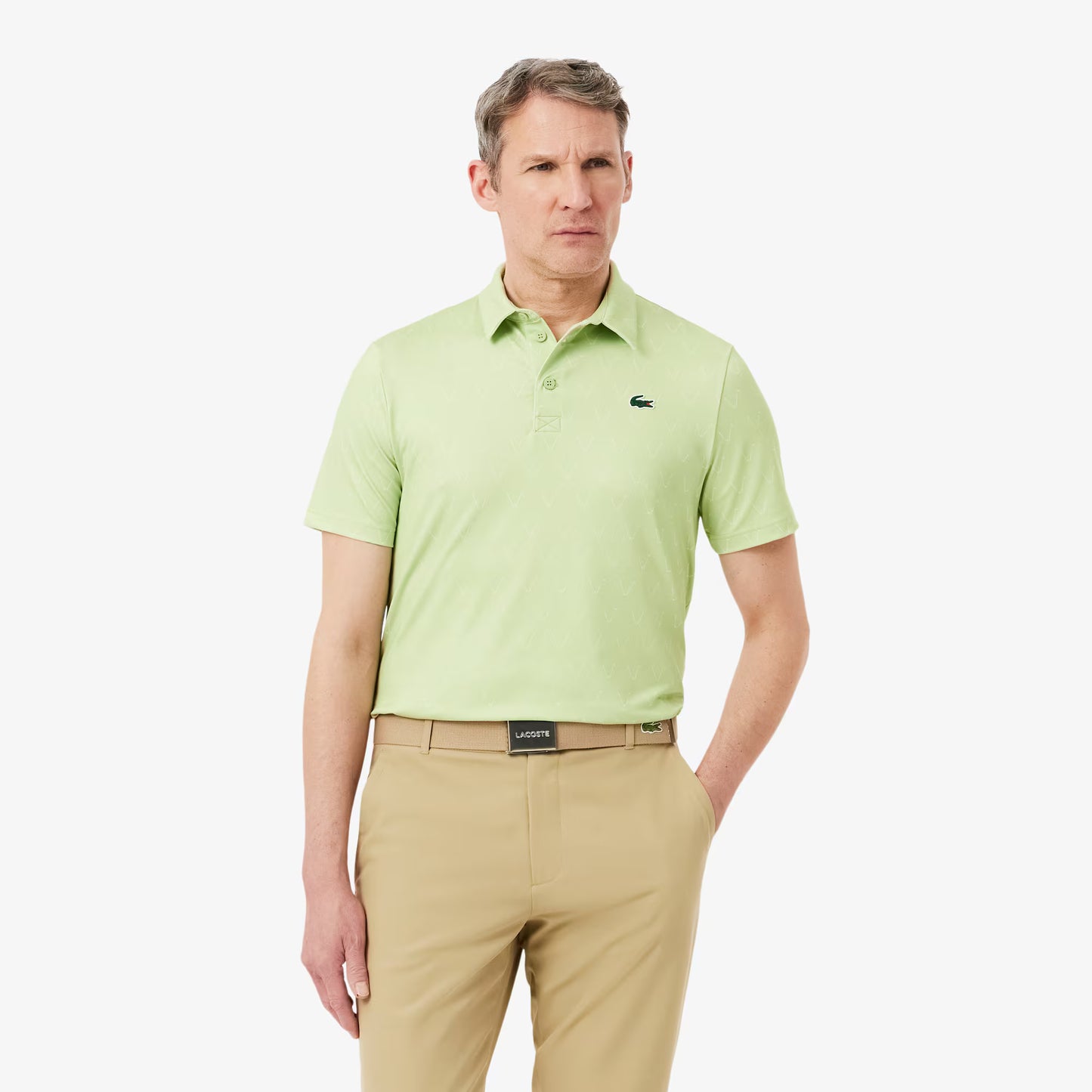 Polo de golf imprimé coupe classique
