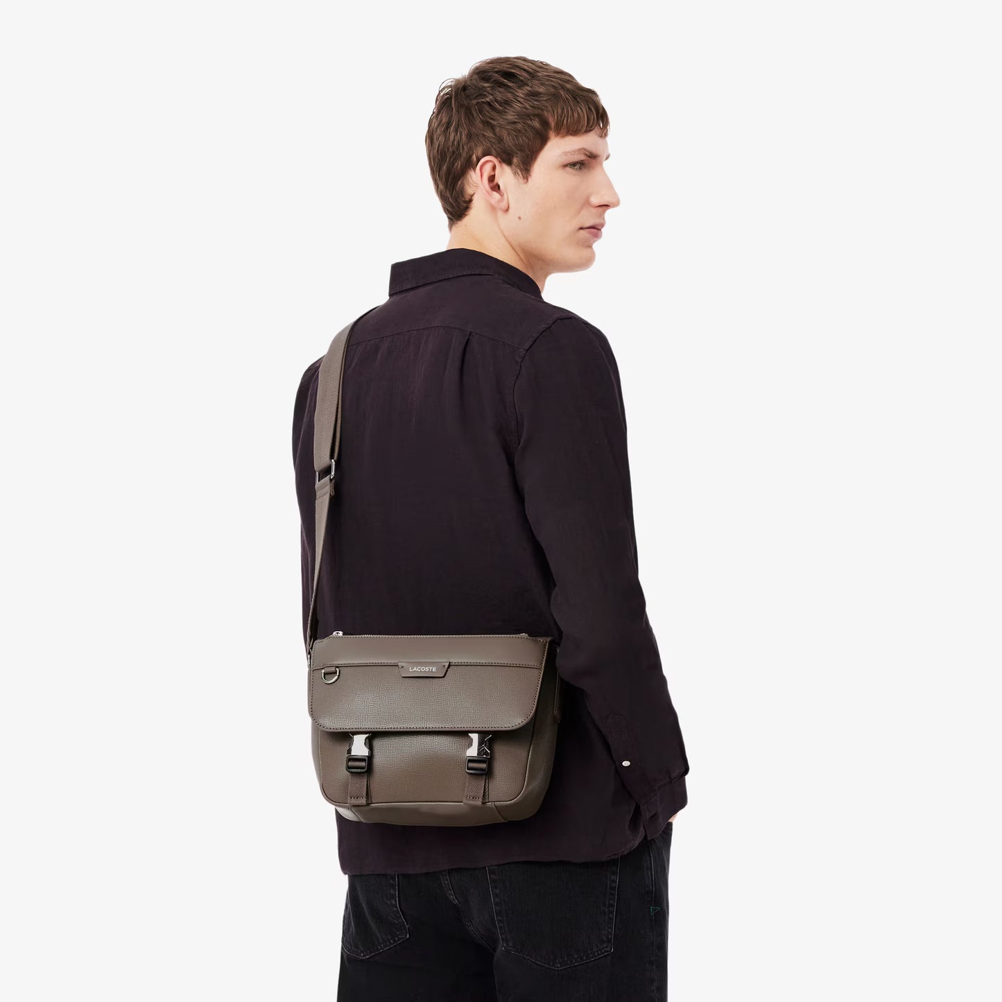 Sac à bandoulière en cuir Ossian Flap Close