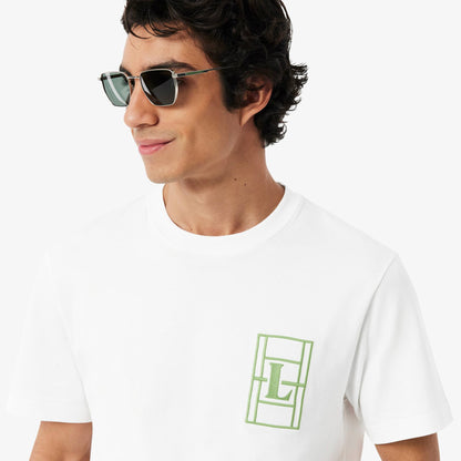 T-shirt en jersey épais brodé