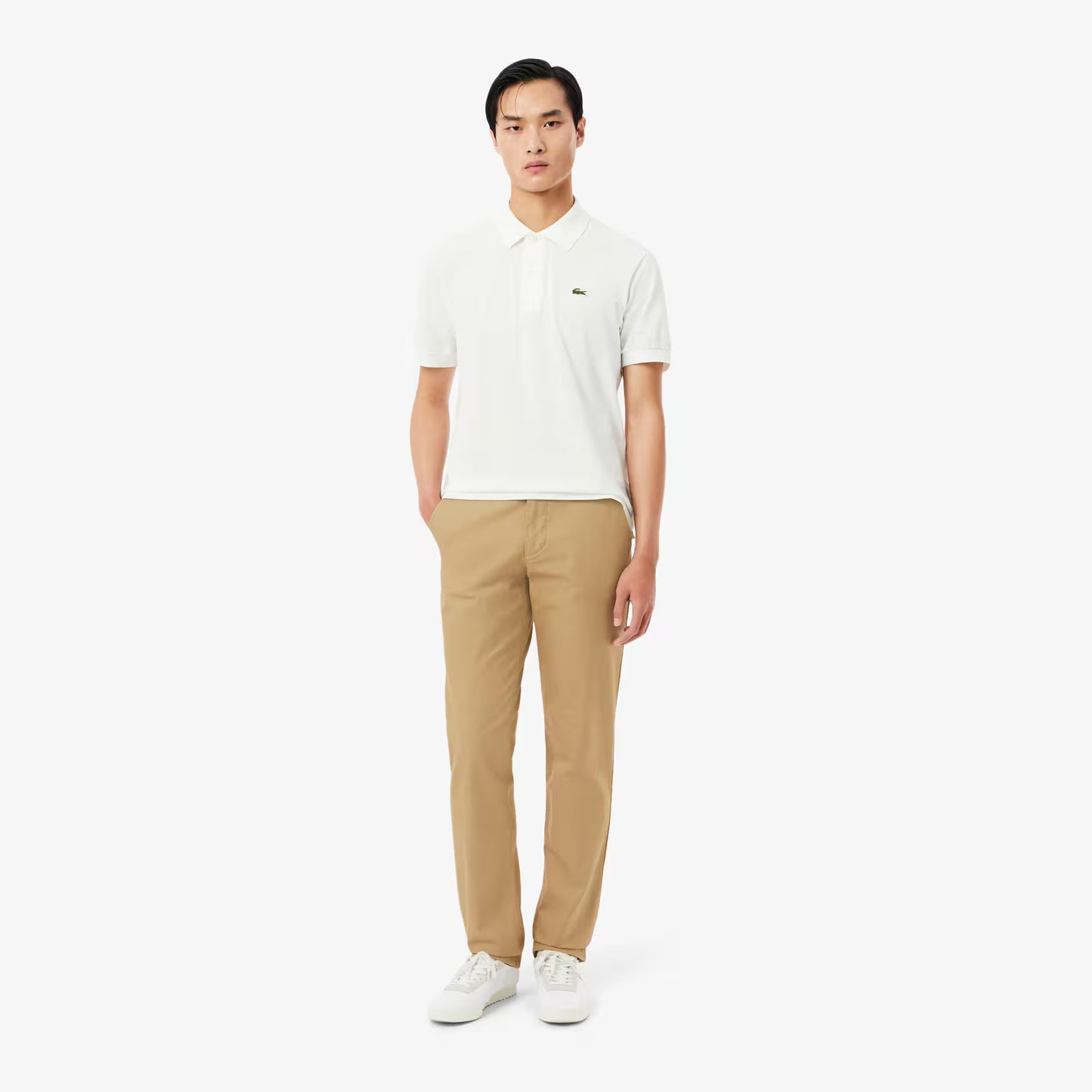 Pantalon Chino en Coton Coupe Droite