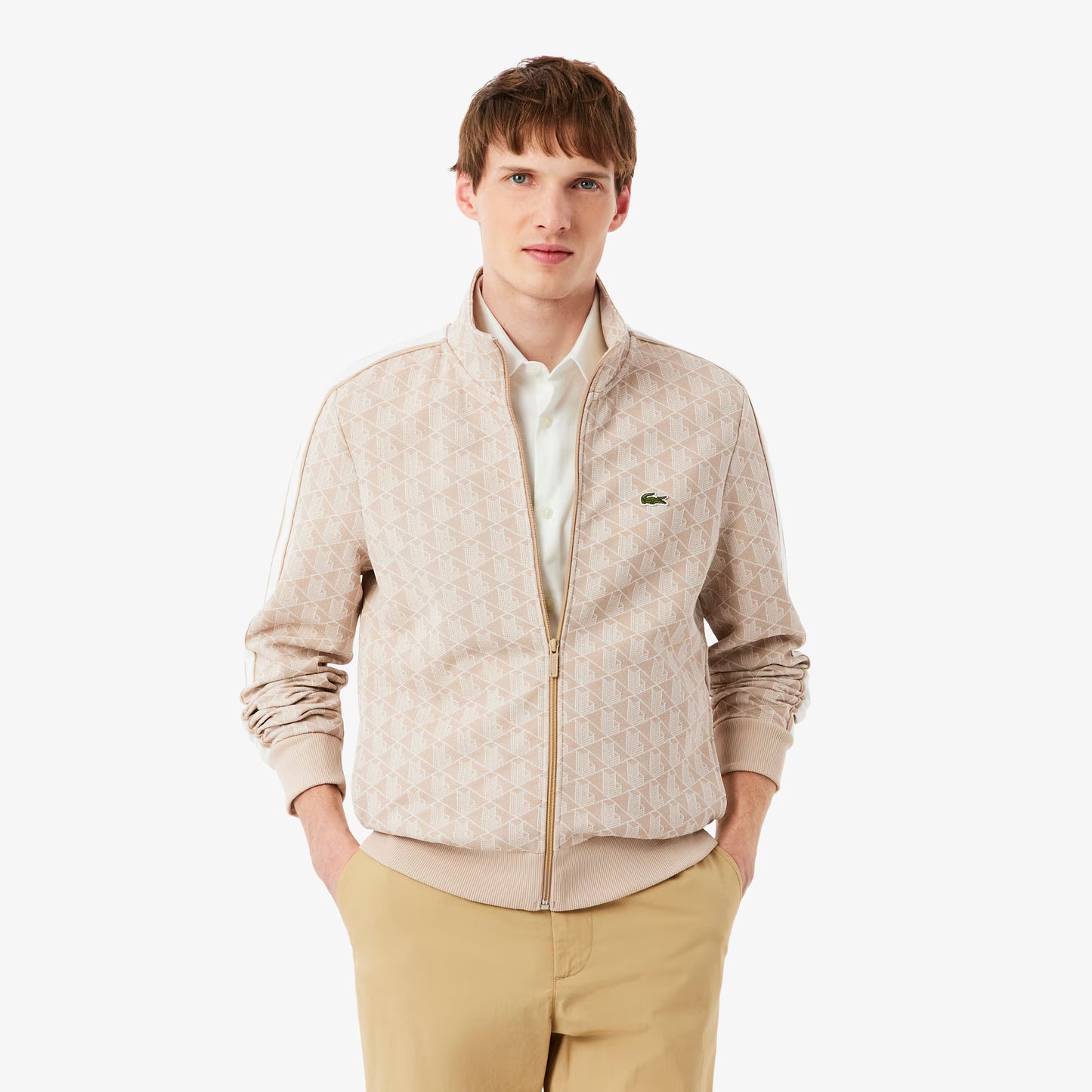 Veste de survêtement jacquard zippée Paris