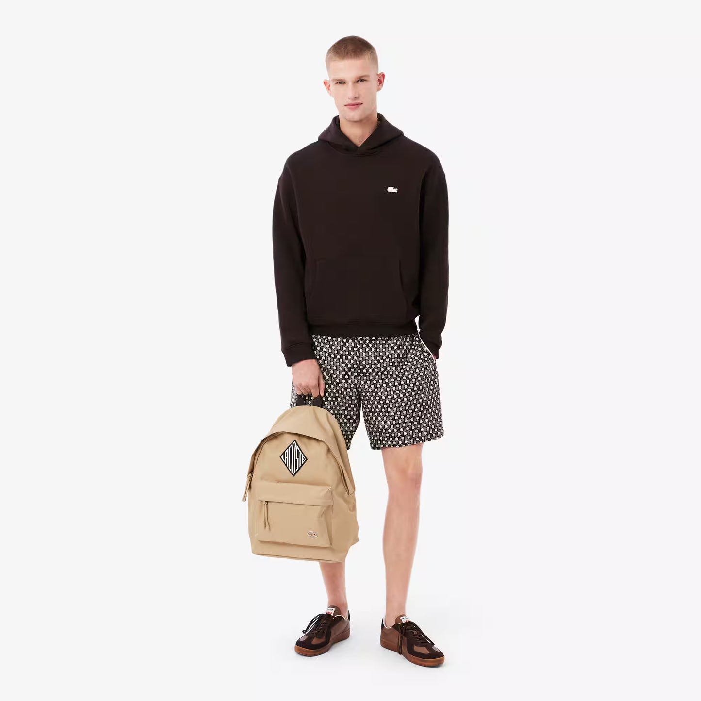 Sweat à capuche imprimé coupe décontractée