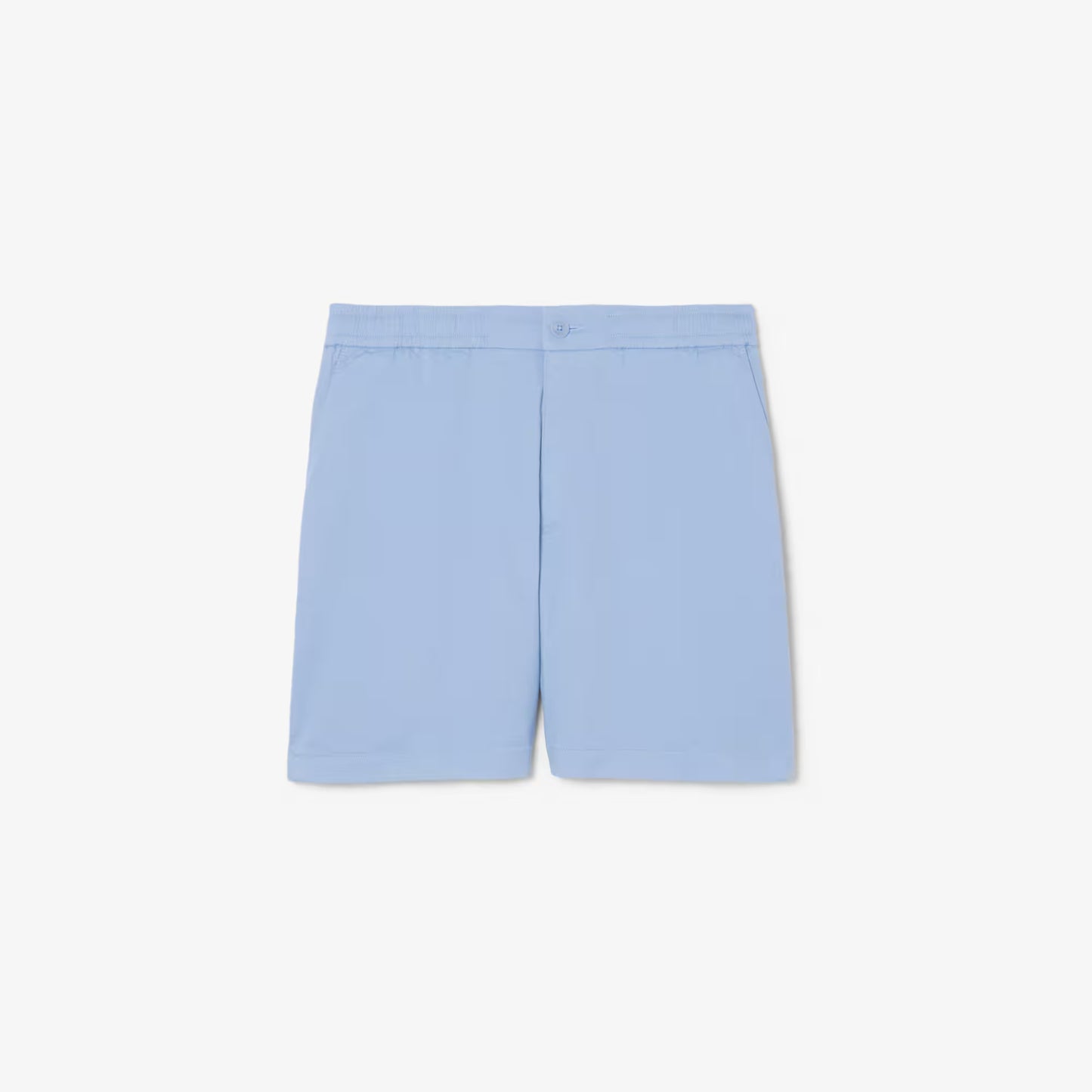Short en coton stretch coupe droite