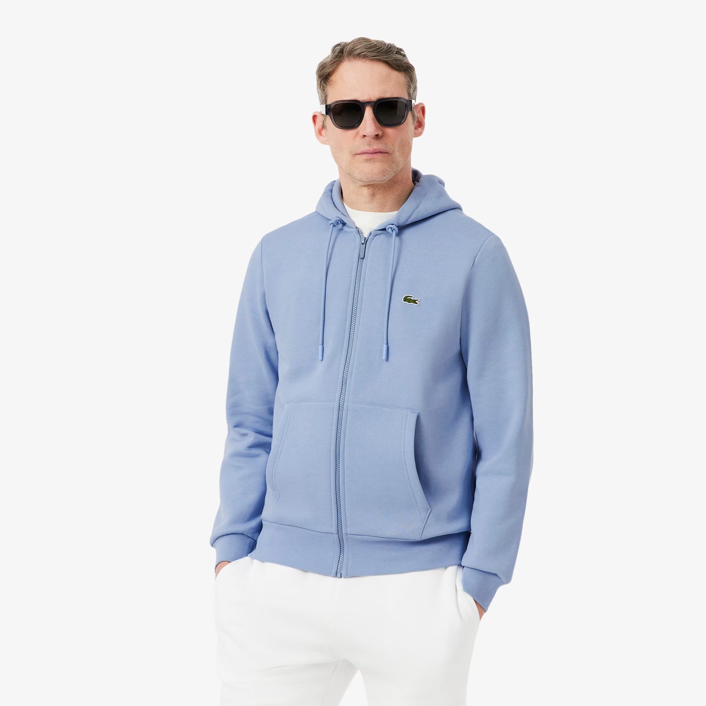 Sweat à capuche en polaire zippé