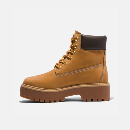 Stone Street 6 Inch Lace-Up Waterproof Wheat