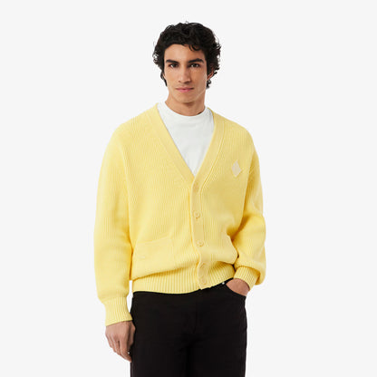 Gilet en coton côtelé coupe décontractée