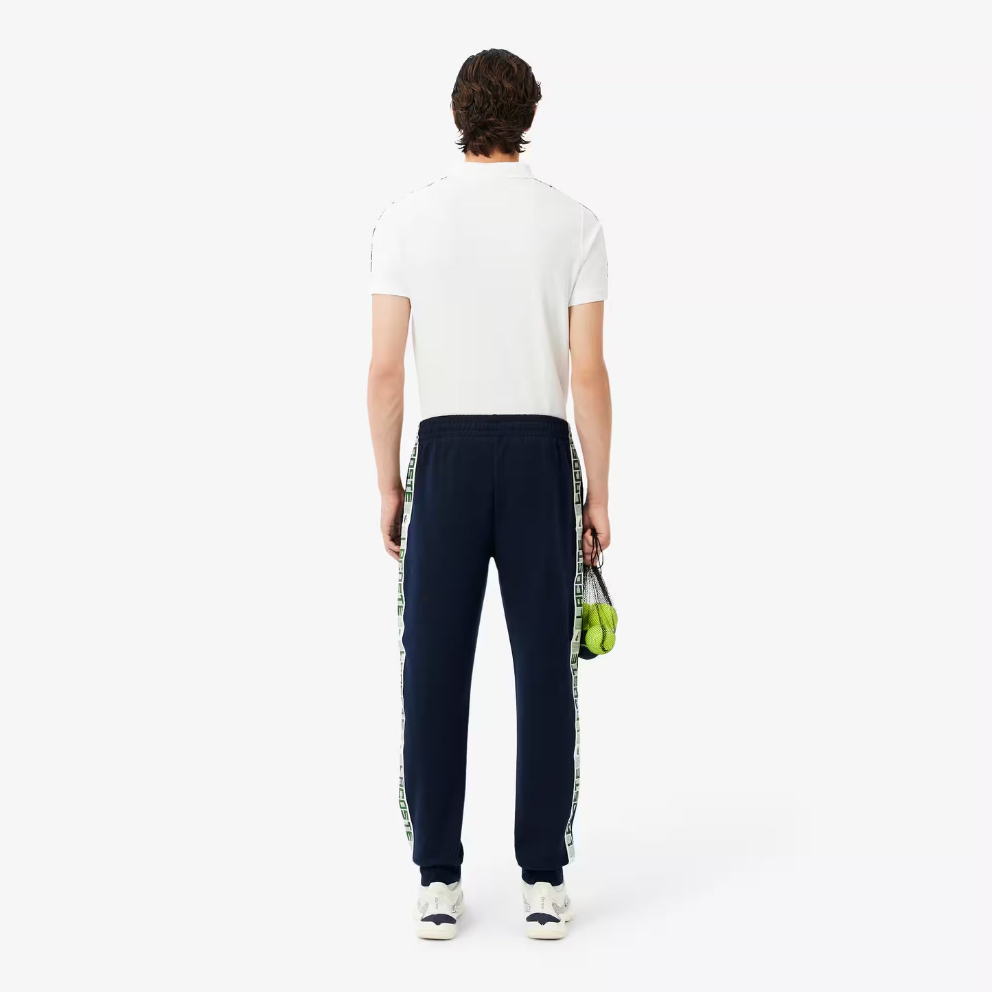 Pantalon de survêtement rayé avec logo de tennis
