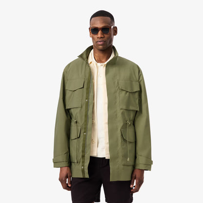 Veste coupe-vent mi-longue déperlante