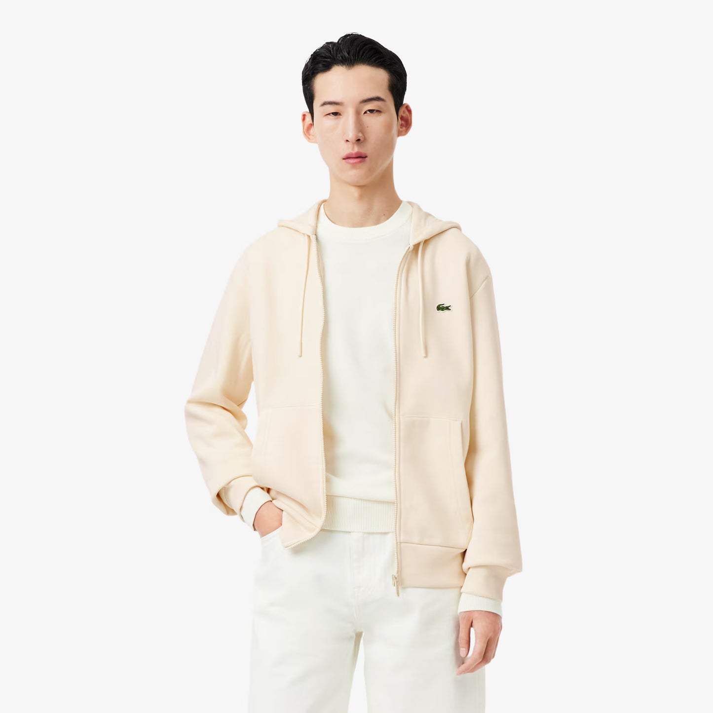 Sweat à capuche en polaire zippé