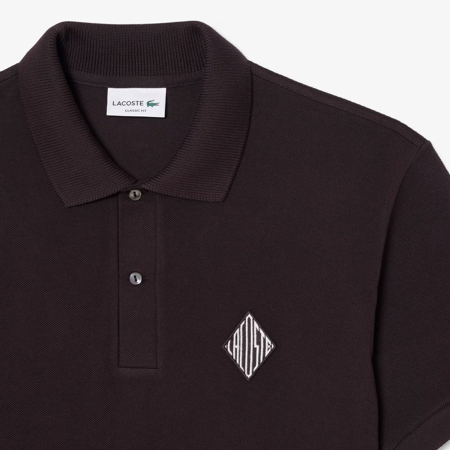 Polo en piqué coupe classique avec badge