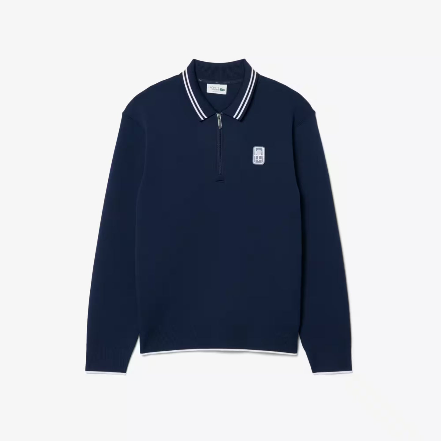 Polo zippé Héritage Tennis