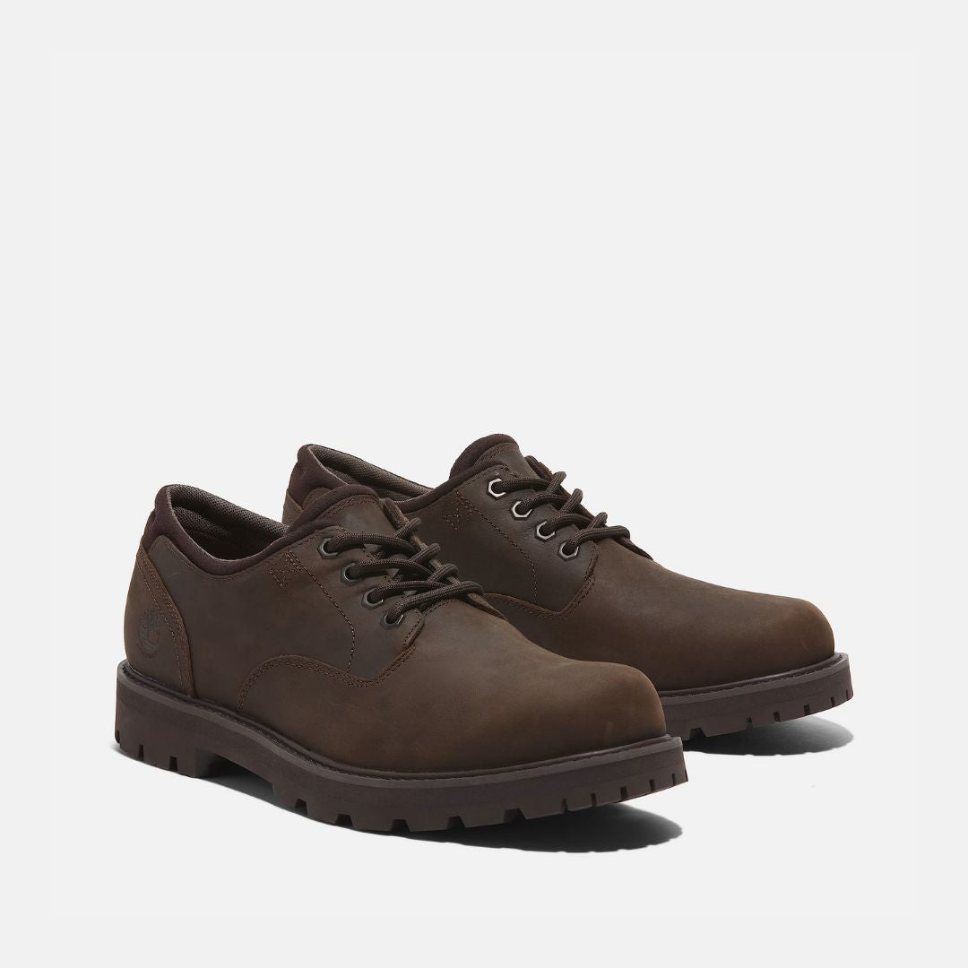 Britton Road Lace-Up Water-Resistant Shoe Dark Brown Full Grain
