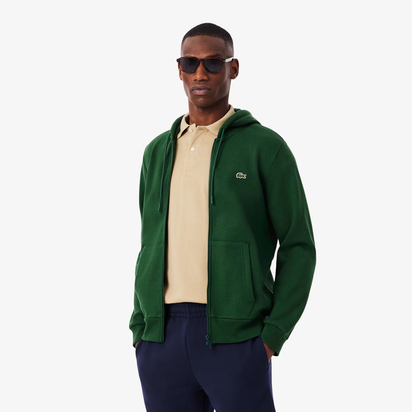 Sweat à capuche en polaire zippé