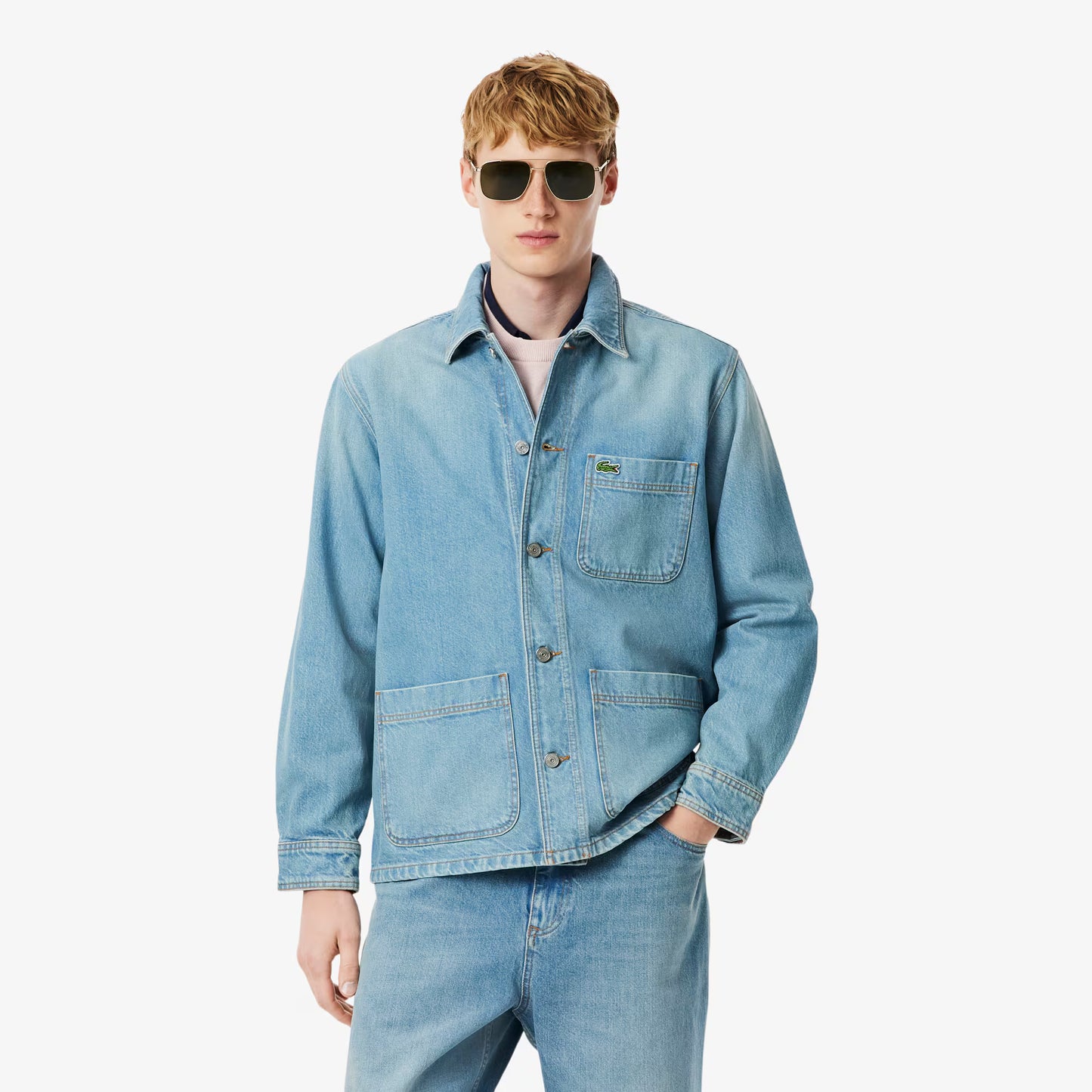 Surchemise Veste en Jean Coton Épais