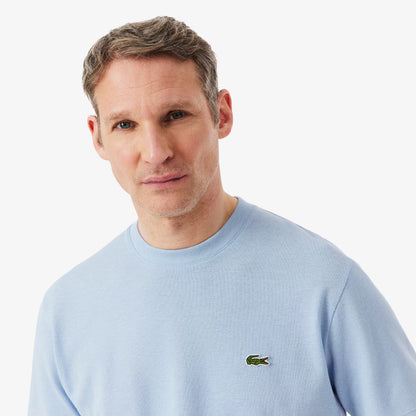 T-shirt en piqué de coton et lin épais