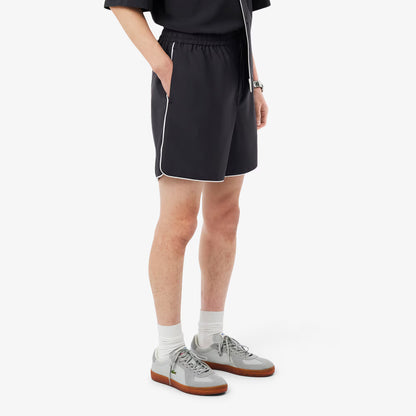 Short en laine mélangée coupe décontractée