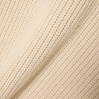 Pull Col Polo Perlés à Badge