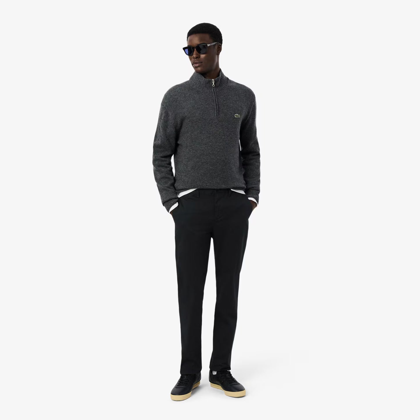 Pantalon chino slim en coton stretch