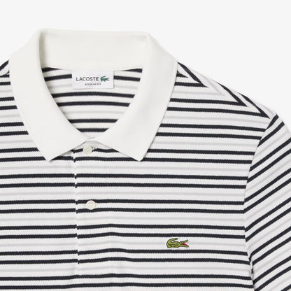 Polo Petit Piqué Rayé Coupe Classique