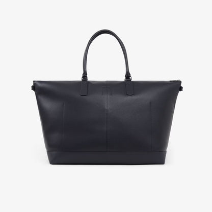 Sac de week-end en cuir grainé Club Lacoste